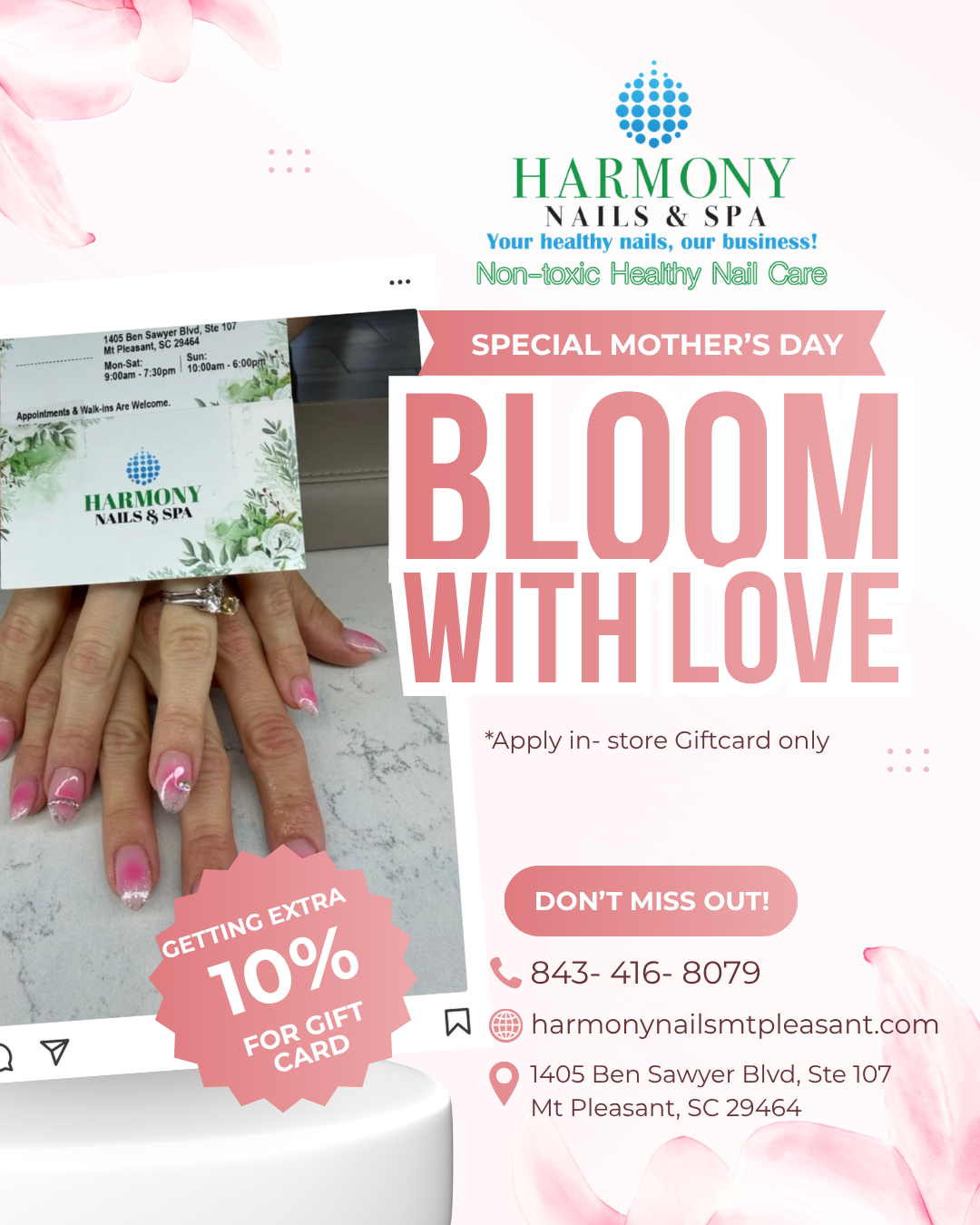 Harmony Nails & Spa logo